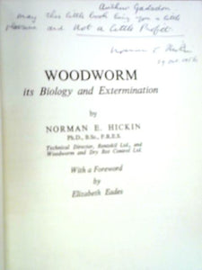 Woodworm: Its Biology And Extermination 