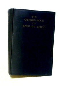 The Oxford Book of English Verse 1250-1918 