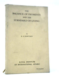 The Balance of Payments and the Standard of Living 