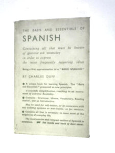 The Basis and Essentials of Spanish 