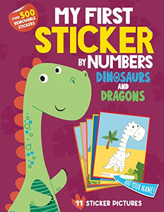 My First Sticker by Numbers: Dinosaurs and Dragons 