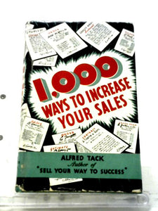 1,000 Ways To Increase Your Sales 