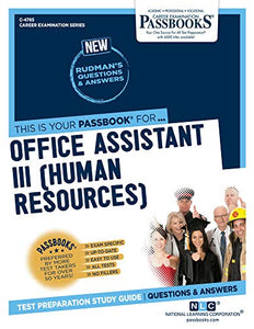 Office Assistant III (Human Resources) (C-4785) 