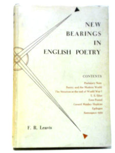 New Bearings In English Poetry 