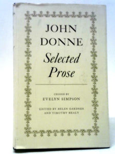 John Donne: Selected Prose 