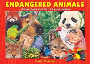 Endangered Animals Jigsaw Book 