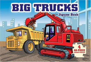 Big Trucks Deluxe Jigsaw Book 