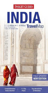 Insight Guides Travel Map India 