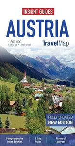 Insight Guides Travel Map Austria 