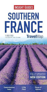 Insight Guides Travel Map Southern France 