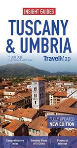 Insight Guides Travel Map Tuscany & Umbria 