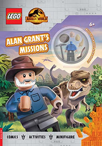 LEGO® Jurassic World™: Alan Grant’s Missions: Activity Book with Alan Grant minifigure 