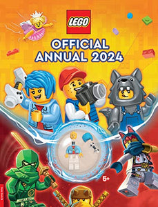 LEGO® Books: Official Annual 2024 (with gamer LEGO® minifigure) 