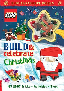 LEGO® Books: Build & Celebrate Christmas (includes 45 bricks) 