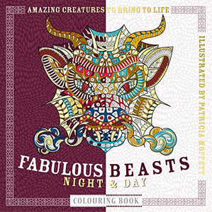 Fabulous Beasts Night & Day Colouring Book 