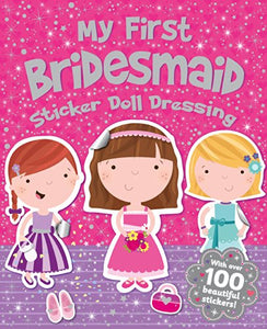 Sticker & Activity Young Doll Dress - Bridesmaids 