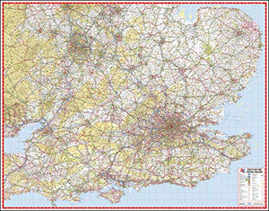 South East & Central England Road Map 