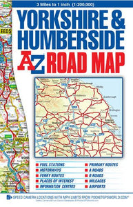 Yorkshire & Humberside Road Map 