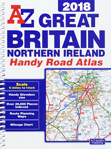 Great Britain Handy Road Atlas 2018 (A5 Spiral) 