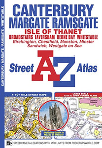 Canterbury, Margate, Ramsgate and Whitstable A-Z Street Atlas 