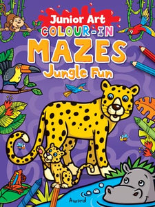 Junior Art Colour in Mazes: Jungle Fun 