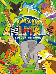 Awesome Animals Colouring Book 