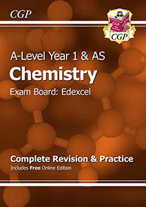 A-Level Chemistry: Edexcel Year 1 & AS Complete Revision & Practice with Online Edition 