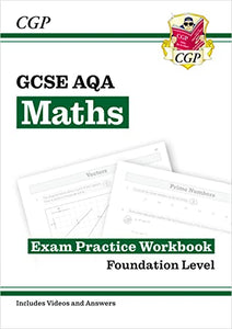 GCSE Maths AQA Exam Practice Workbook: Foundation - includes Video Solutions and Answers 