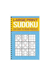 Super Wire-O Large Print Sudoku, 150 Easy to Read Puzzles 