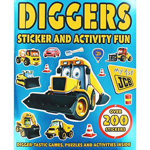 Digger Time Sticker and Activity Book 