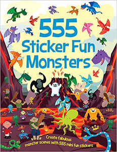 555 Sticker Fun - Monsters Activity Book 