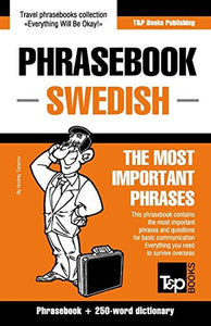 English-Swedish phrasebook and 250-word mini dictionary 