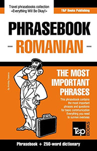 English-Romanian phrasebook and 250-word mini dictionary 