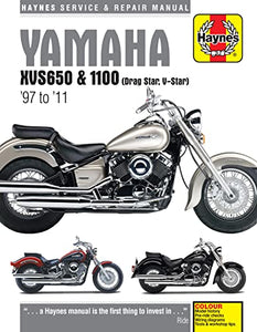 Yamaha XVS650 & 1100 Drag Star/V-Star (97 - 11) Haynes Repair Manual 