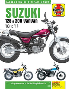 Suzuki RV125/200 VanVan (03 - 17) Haynes Repair Manual 