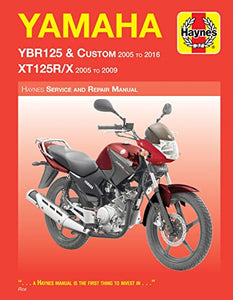 Yamaha YBR125 (05 - 16) & XT125R/X (05 - 09) Haynes Repair Manual 