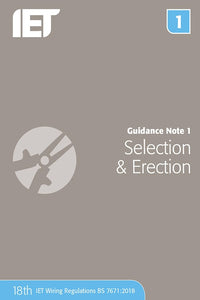 Guidance Note 1: Selection & Erection 