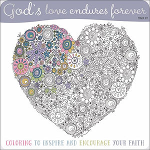 God's Love Endures Forever Coloring Book 