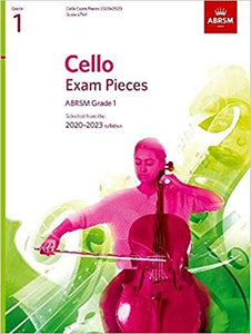 Cello Exam Pieces 2020-2023, ABRSM Grade 1, Score & Part 