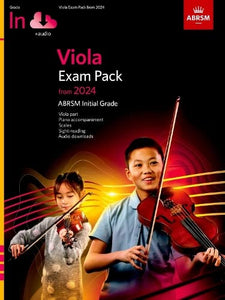 Viola Exam Pack from 2024, Initial Grade, Viola Part, Piano Accompaniment & Audio 