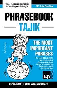 English-Tajik phrasebook and 3000-word topical vocabulary 