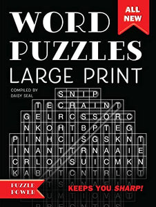 Word Puzzles Large Print 