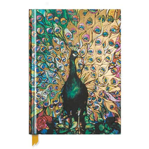 Tiffany: Displaying Peacock (Blank Sketch Book) 