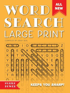 Word Search Large Print (Orange) 