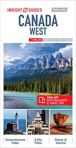 Insight Guides Travel Map Canada West 