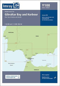 Imray Y100 Gibraltar and Approaches (Small Format) 