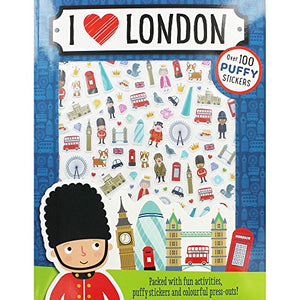 I Love London Puffy Sticker Activity Book 