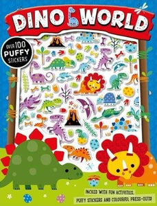 Dino World Puffy Sticker Activity Book 