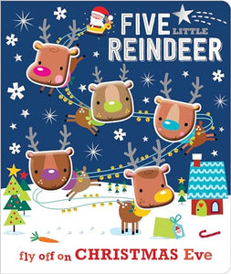 Board Book Five Little Reindeer 