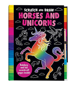 Scratch and Draw Horses and Unicorns 